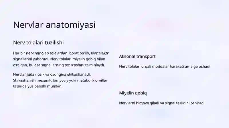 Neyropatiyalar: Periferik nervlar shikastlanishi 4