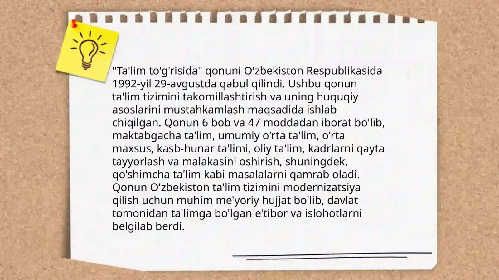 Mustaqillik yillarida ta'lim tizimidagi islohotlar 4