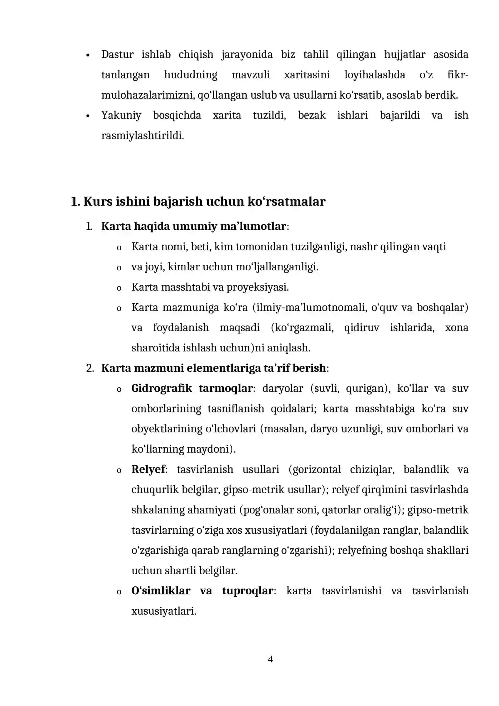 KARTALARNI LOYIHALASH VA TUZISH 4