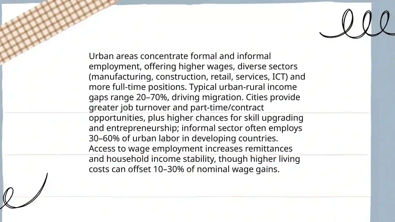 Cities and country life: Migration from countries to cities 4