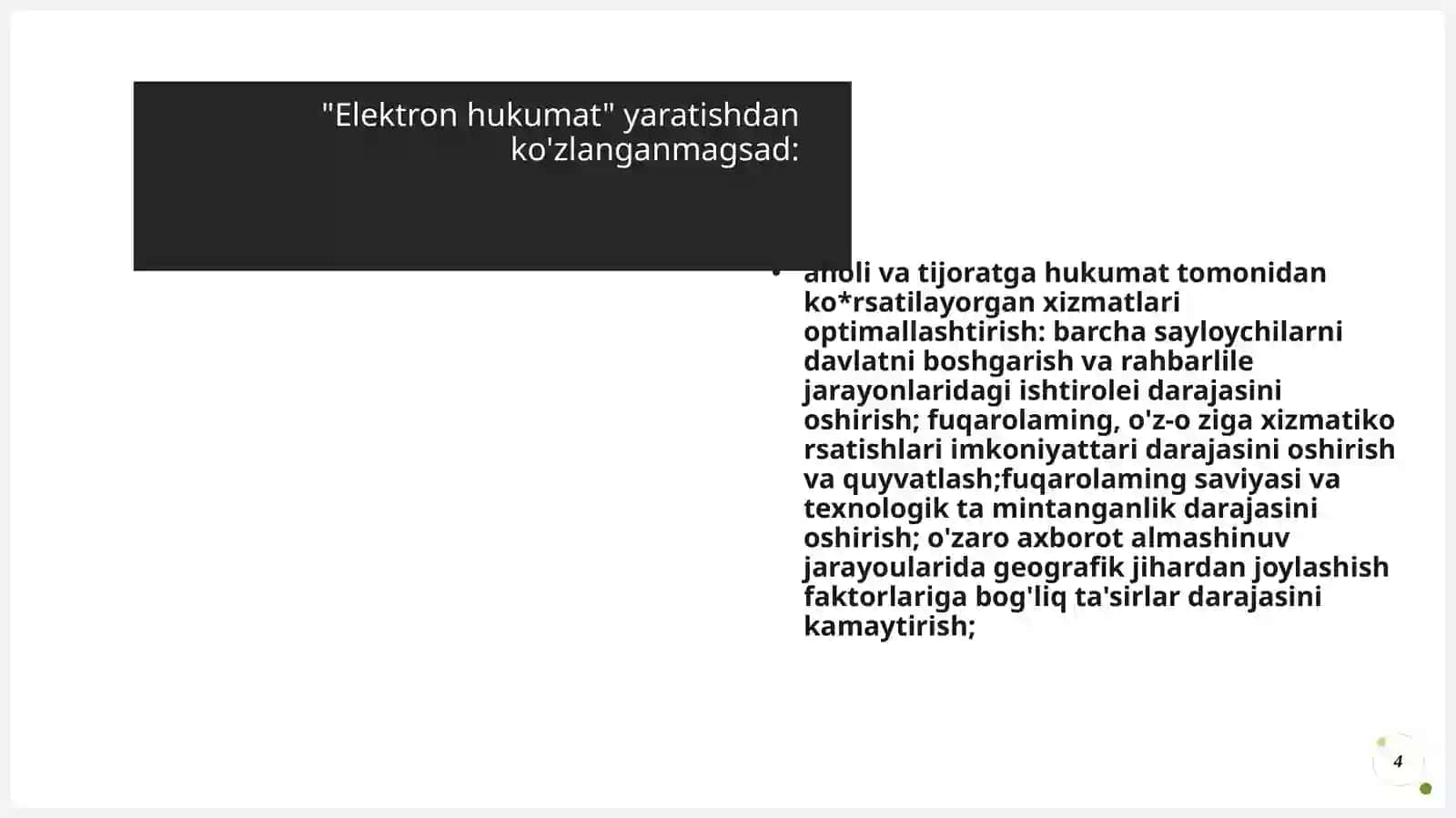Elektron hukumat 4