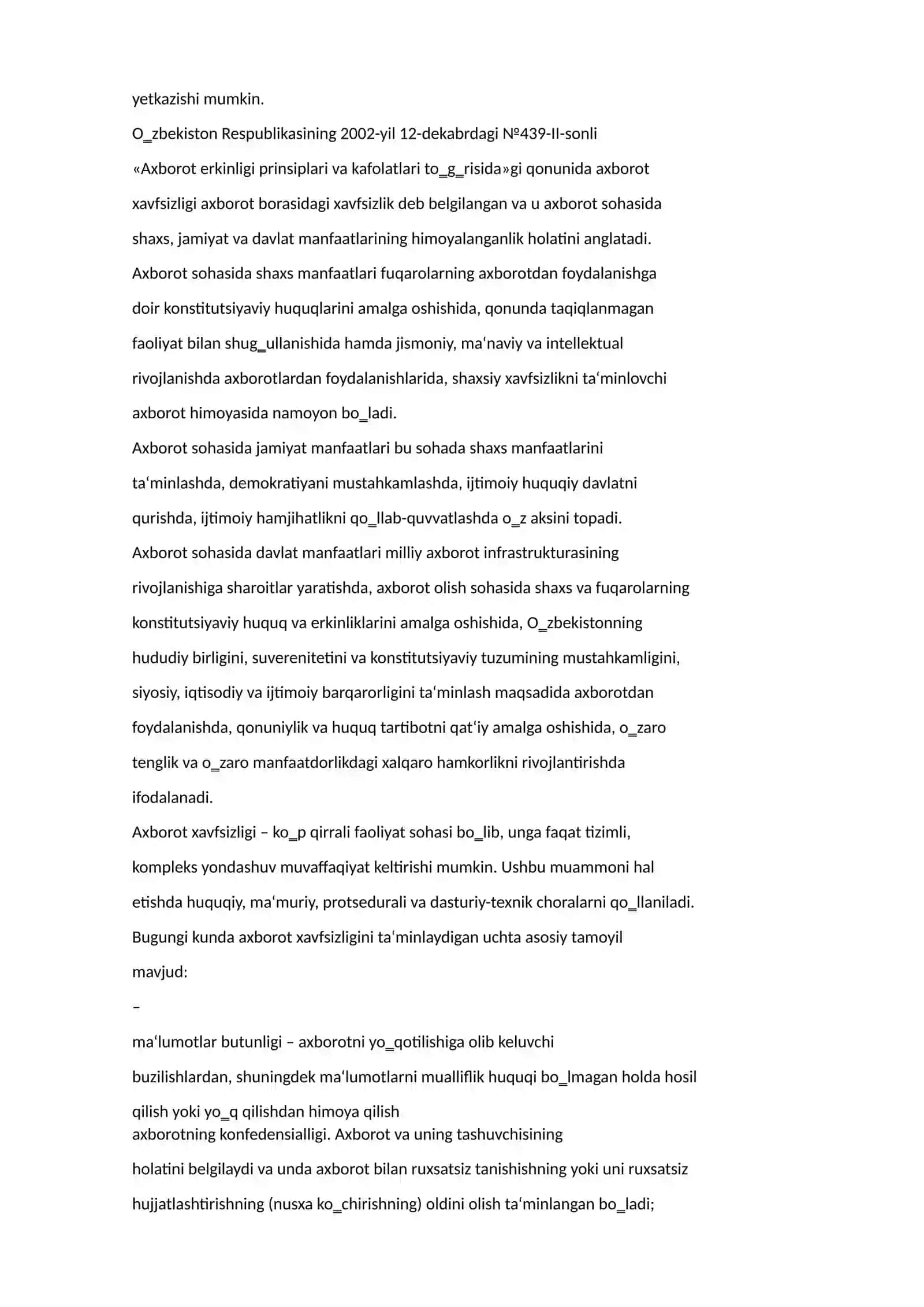Axborot xavfsizligi asoslari 4