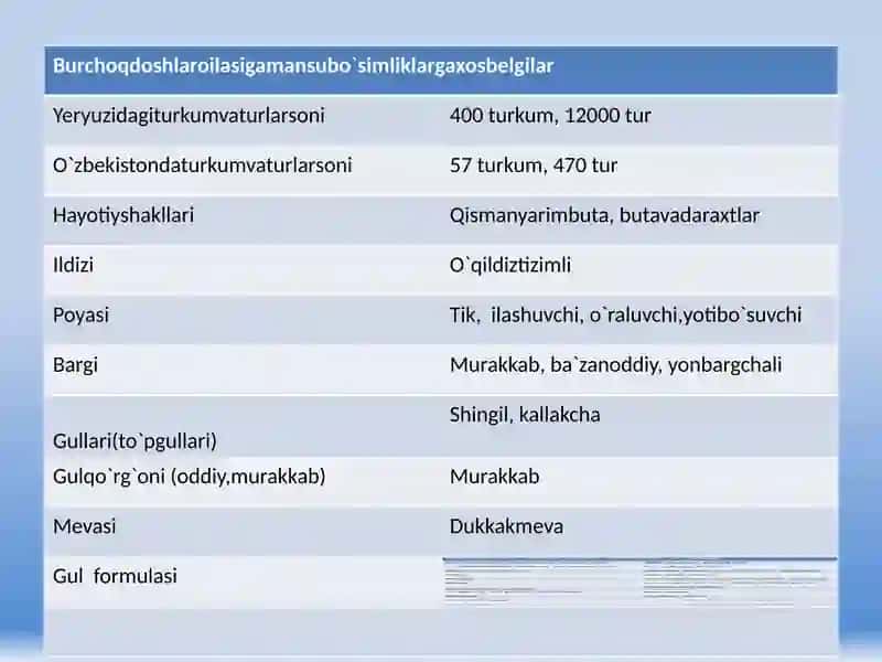 Ituzumdoshlar oilasi 4