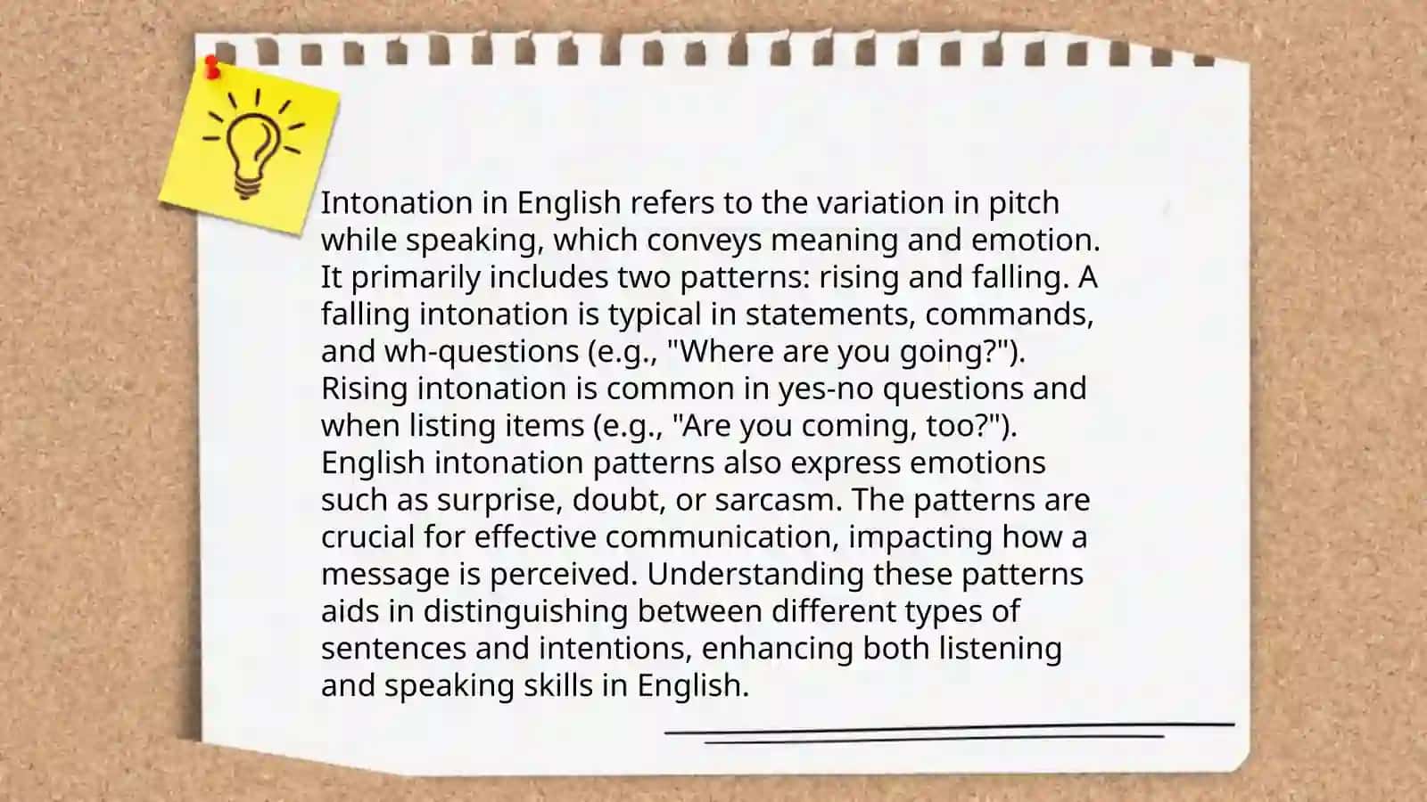 Intonation structure of English 4