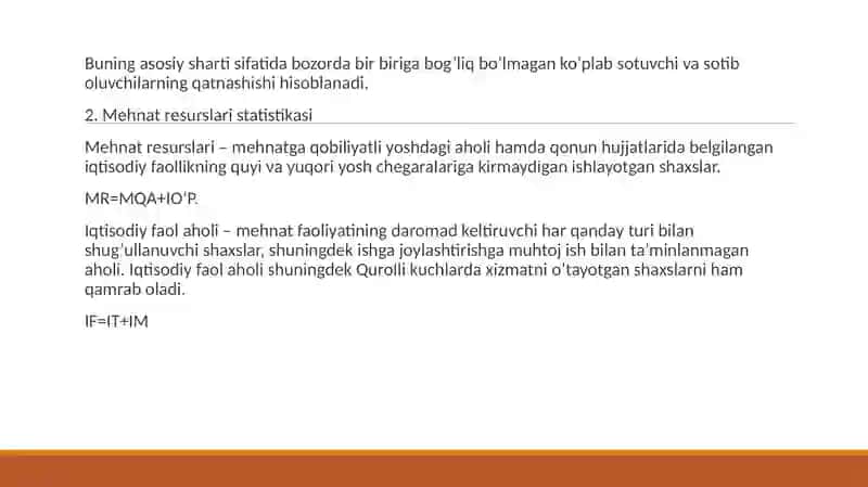 MEHNAT BOZORI STATISTIKASI 4