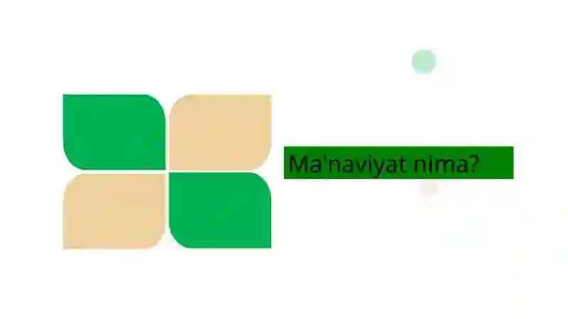 Ma'naviyat tushunchasi va uning tiplari 4