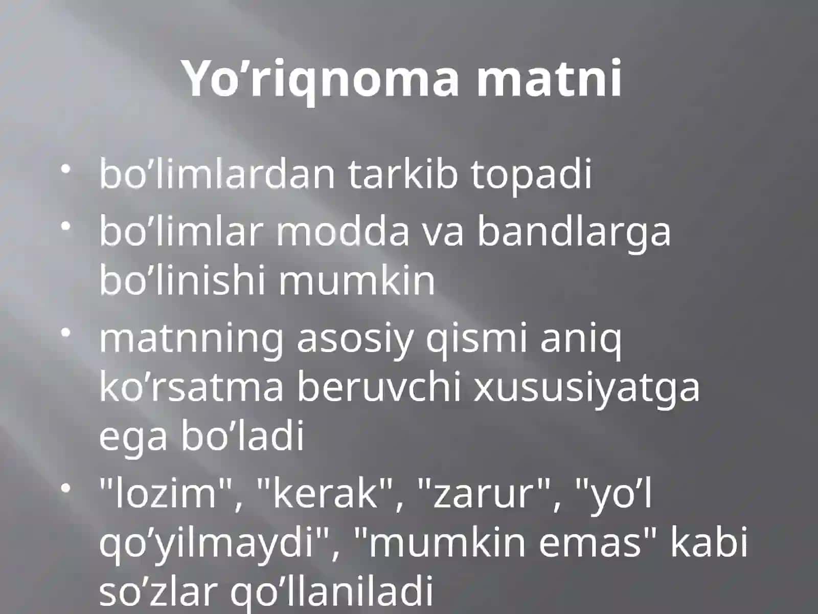 Yo’riqnoma 4