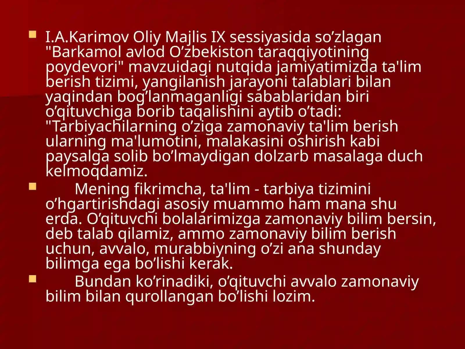 Pedagogika kasbi va uning vazifalari 4