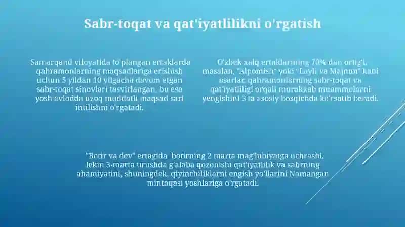 Xalq ertaklari tarbiya manbai 4