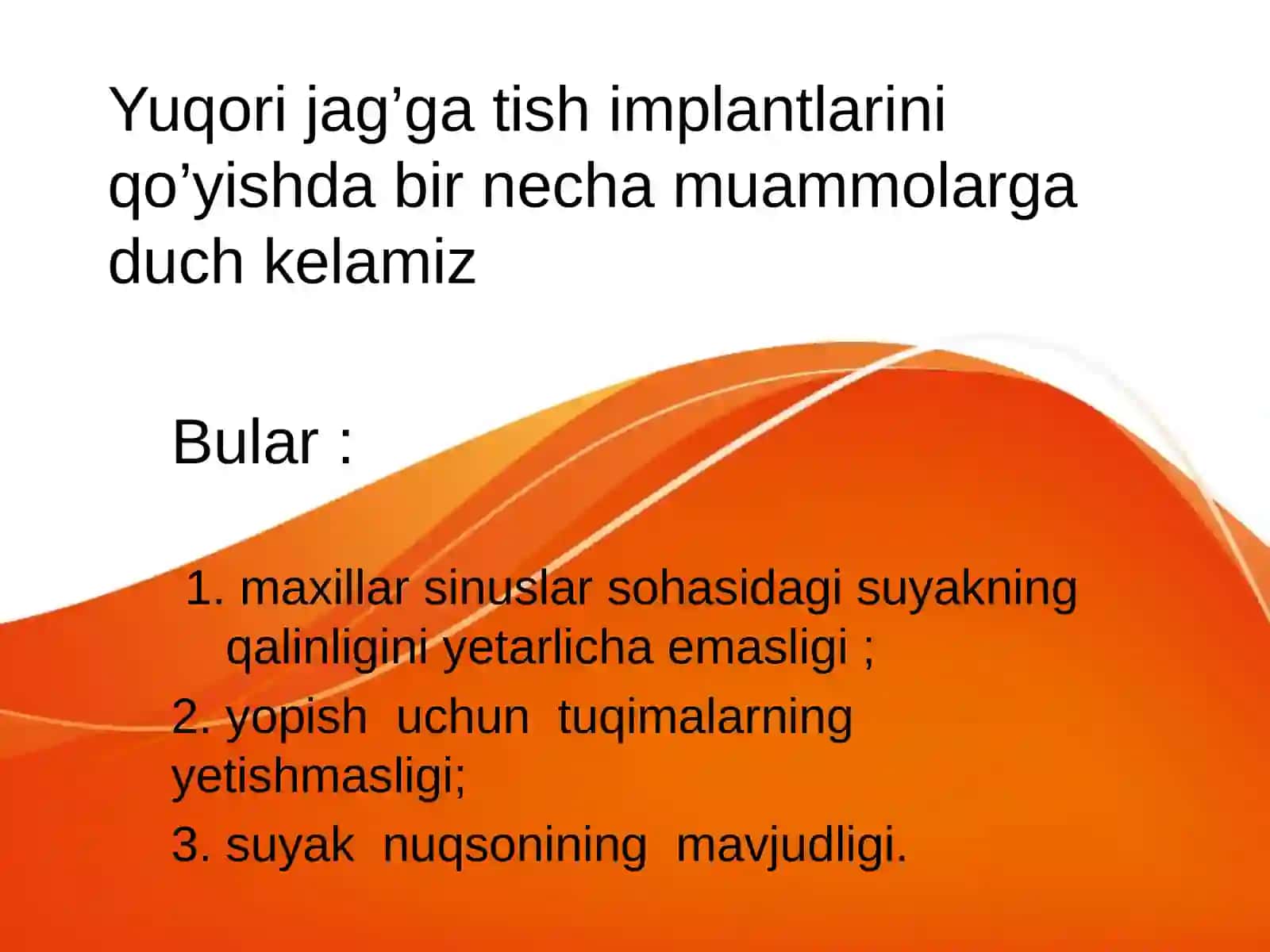 YUQORI JAG‘DA DENTAL IMPLANTATSIYA 4