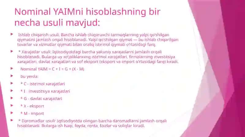 Nominal Yalpi Ichki Mahsulot 4
