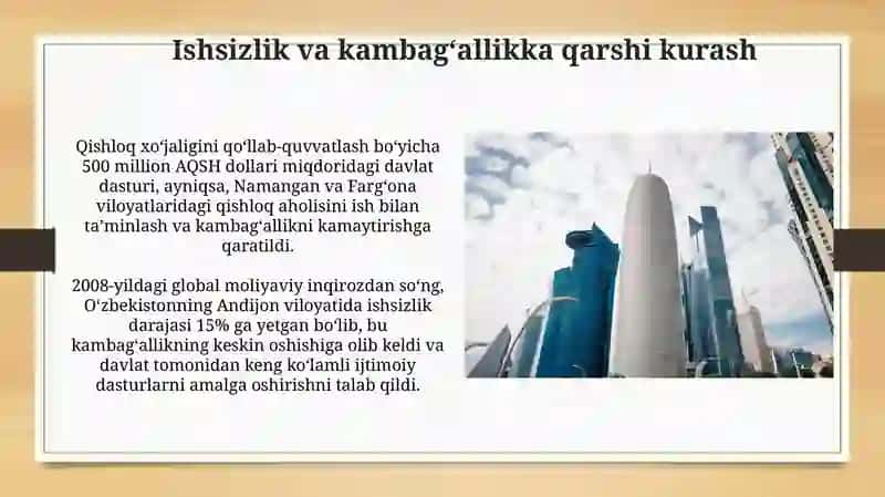 2008-yilgi Jahon Moliyaviy Inqirozining O'zbekistonga Ta'siri 4
