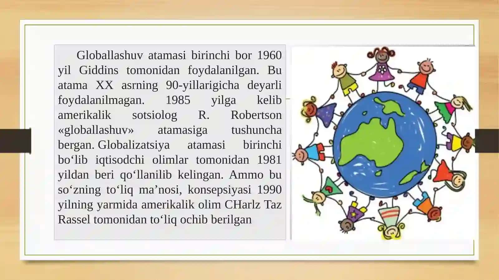 Globallashuv va Barqaror Taraqqiyot 4