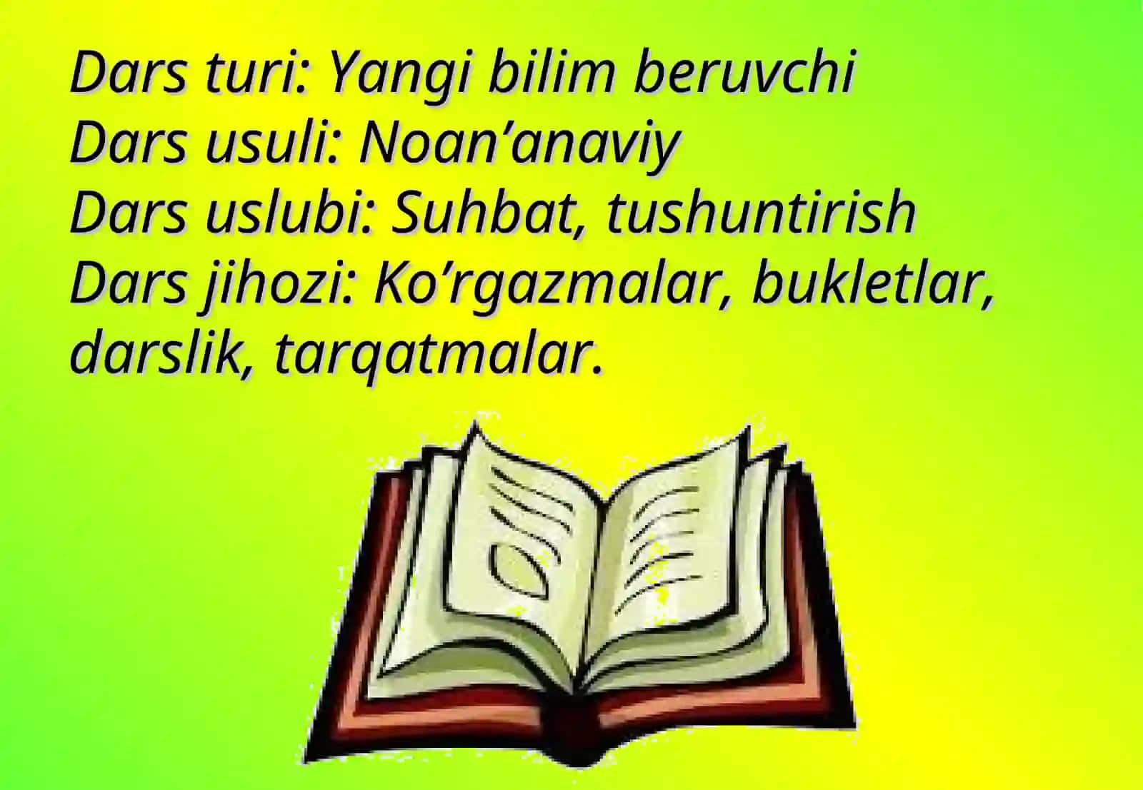 Ikki O'rtoq Darsning Maqsadi 4