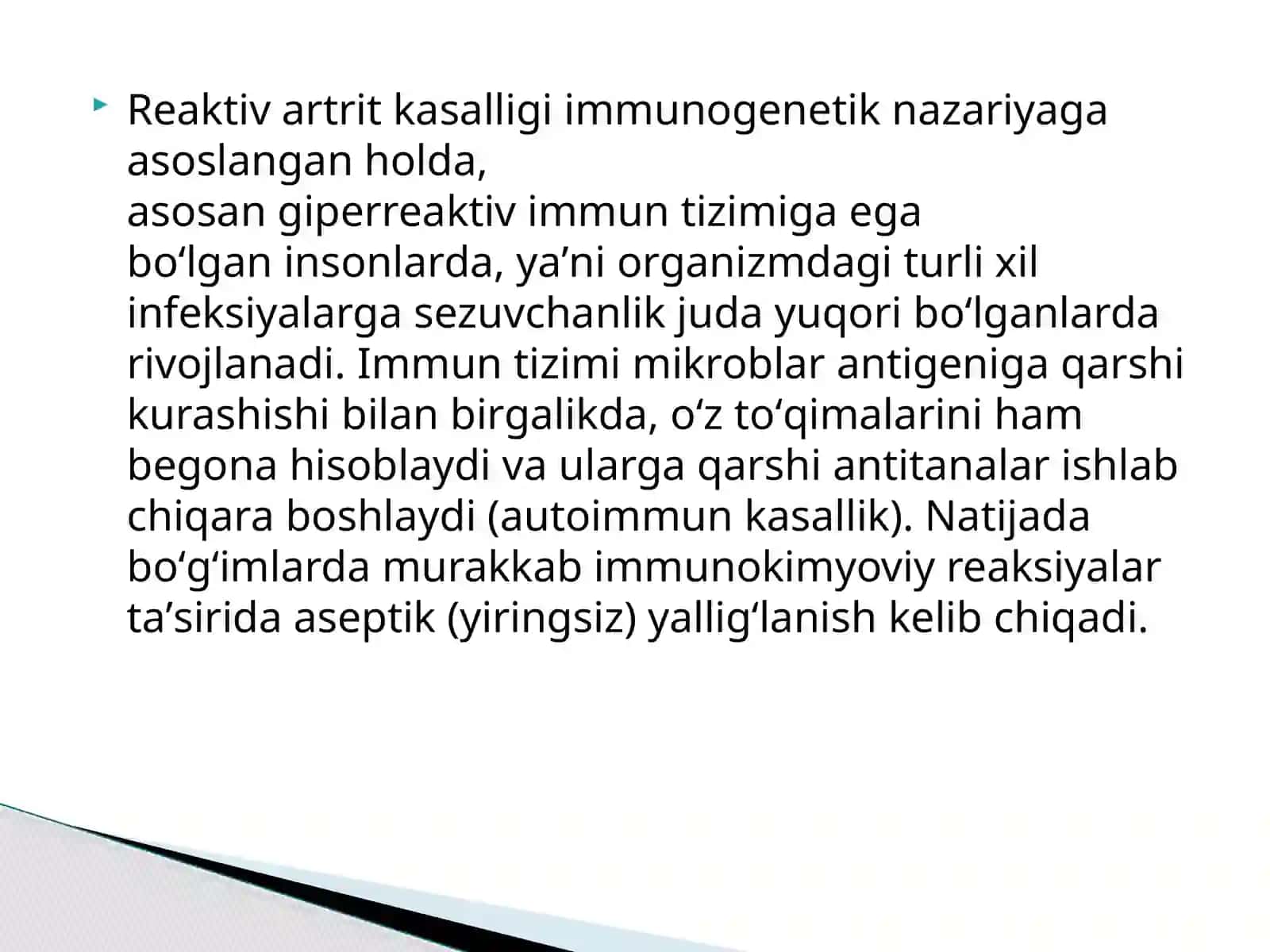 Reaktiv Artritlar 4