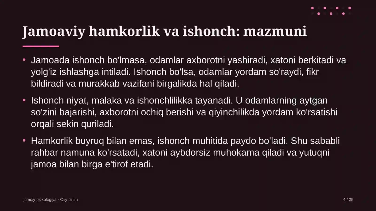 Bulutli xizmatlar provayderlarida jamoaviy hamkorlik va ishonch 4
