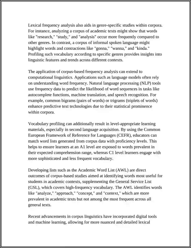 CORPORA IN LEXICAL STUDIES 4