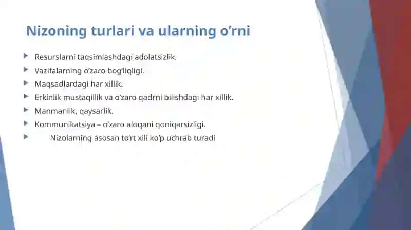 Nizo va stresslarni boshqarish 4