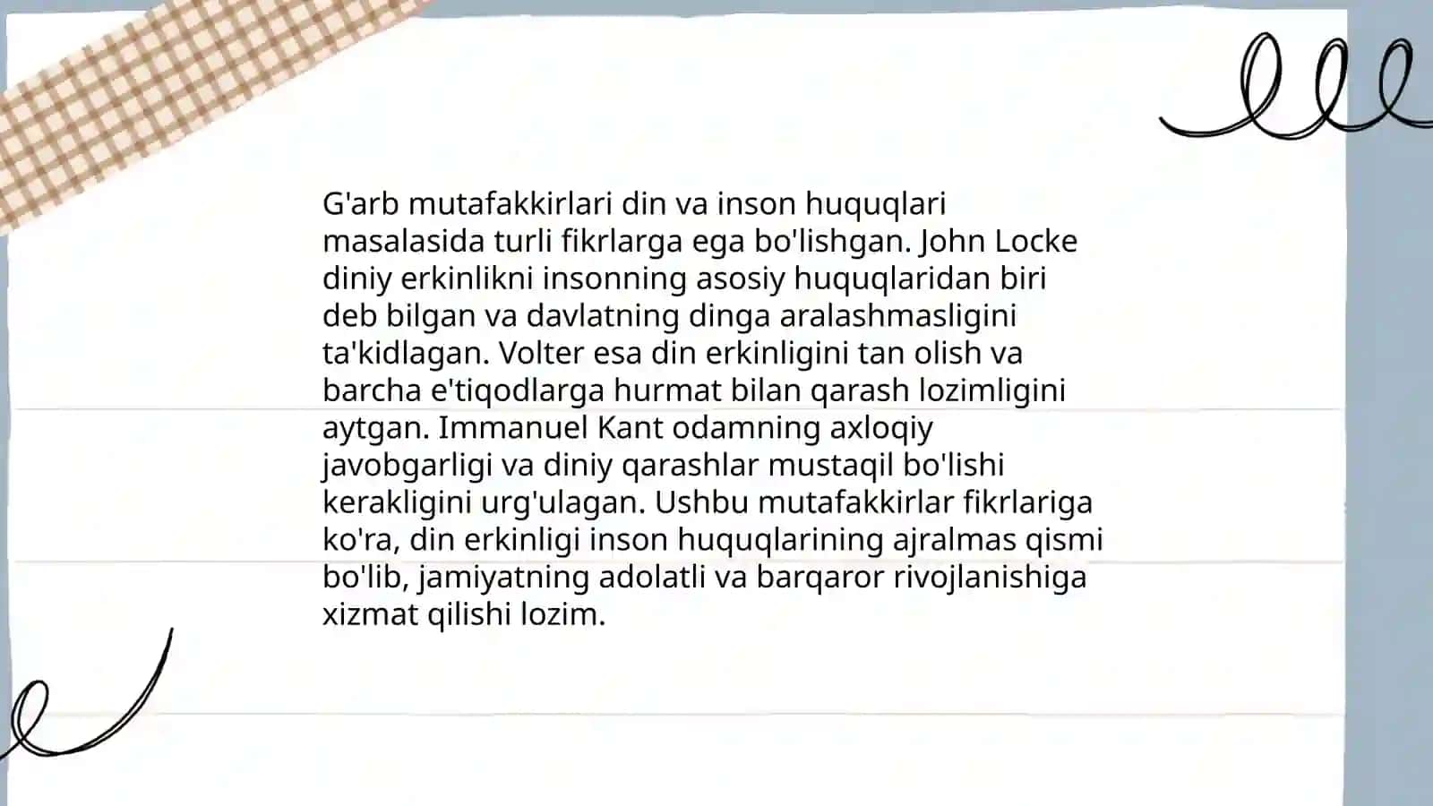 Sharq va G'arb mutafakkirlarining dinga nisbatan qarashlari 4