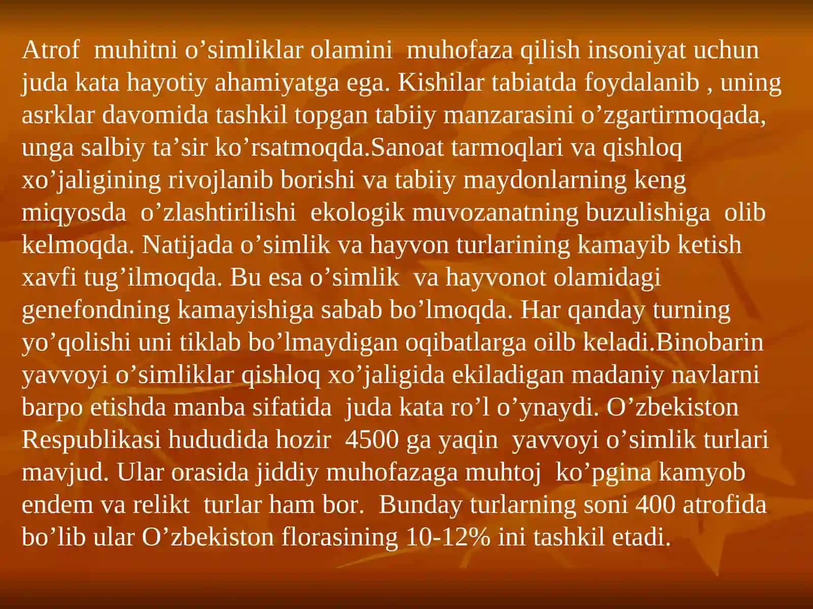 QIZIL KITOBGA KIRITILGAN O’SIMLIKLAR 4