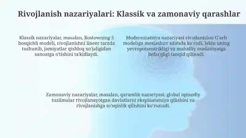 Rivojlanish falsafasi 4