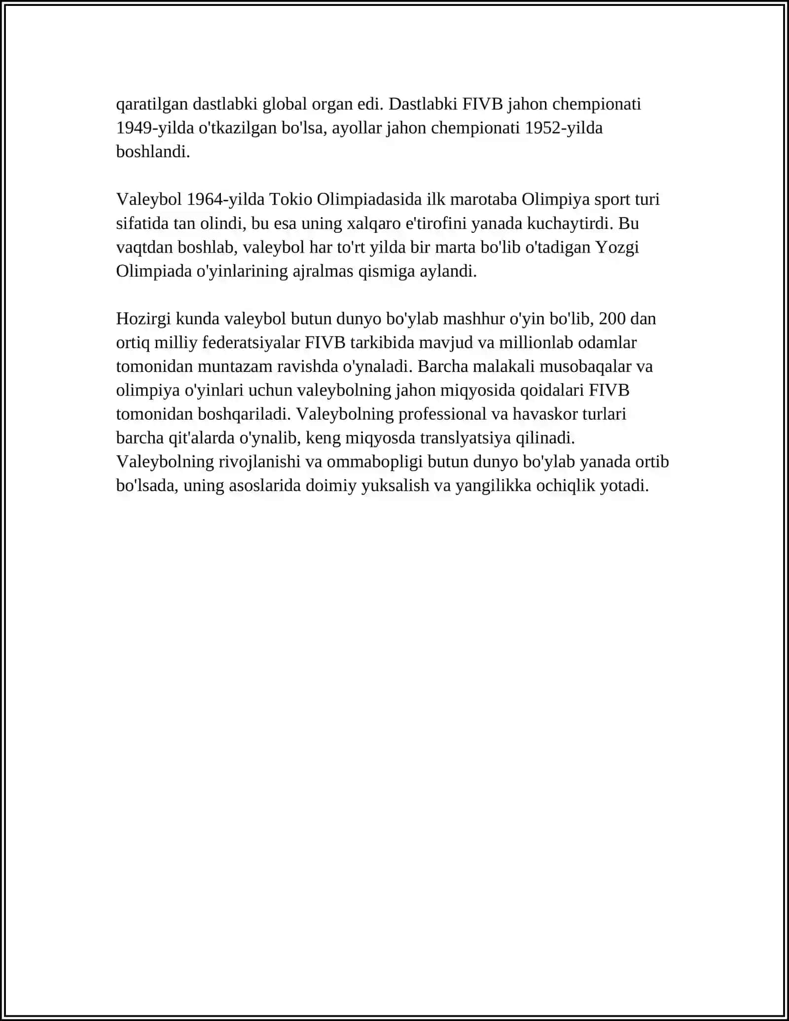 VALEYBOL SPORT TURI 4