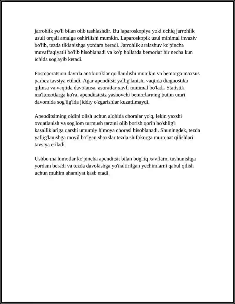 QORIN BÓSHLIG'I KASALLIKLARI 4