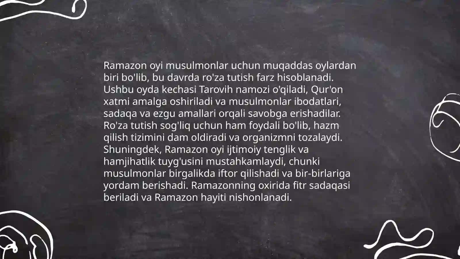 Muqaddas oylar va mustajob duolar 4