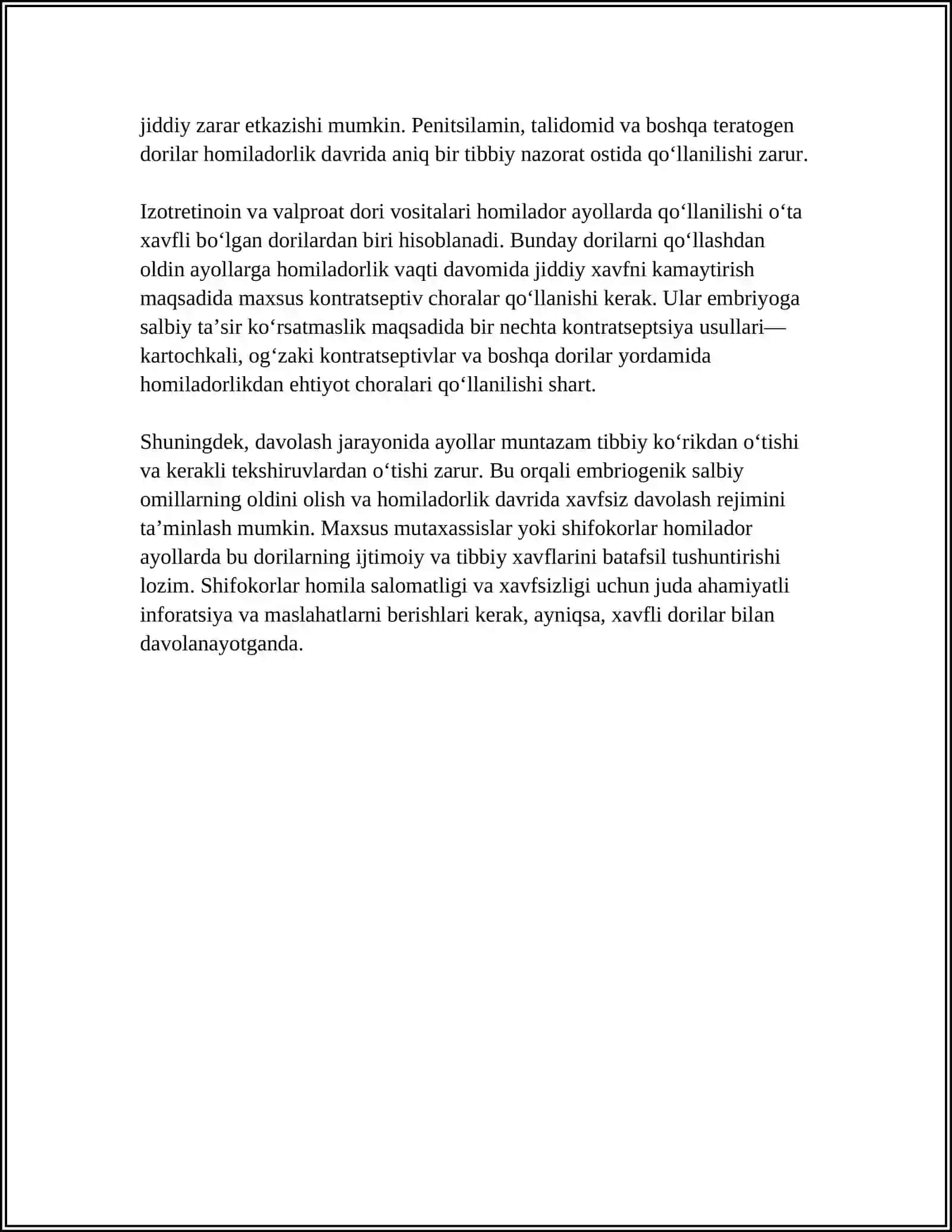 EMBRIOGENEZGA TA’SIR ETUVCHI SALBIY OMILLAR 4