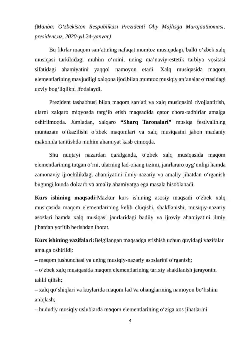 O’zbek xalq musiqasida maqom elementlari 4