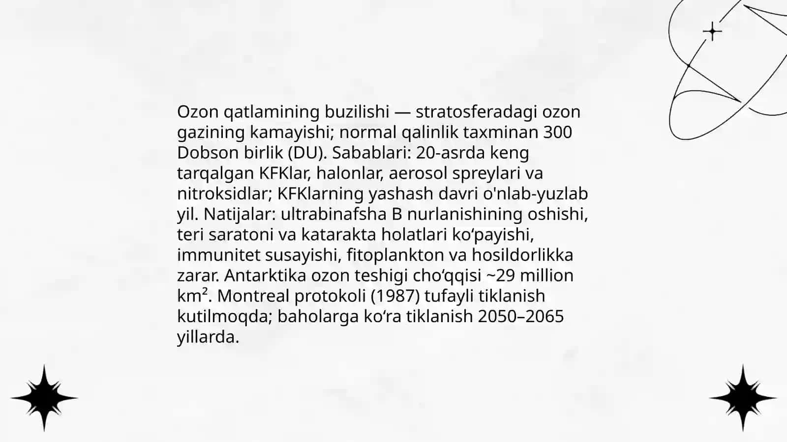 Global ekologik muamolar 4
