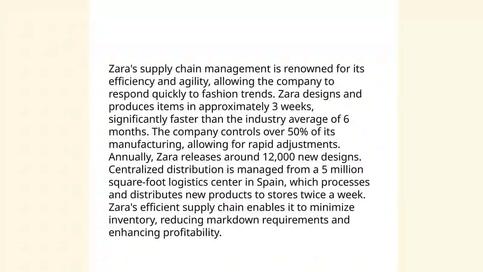 ZARA company 4