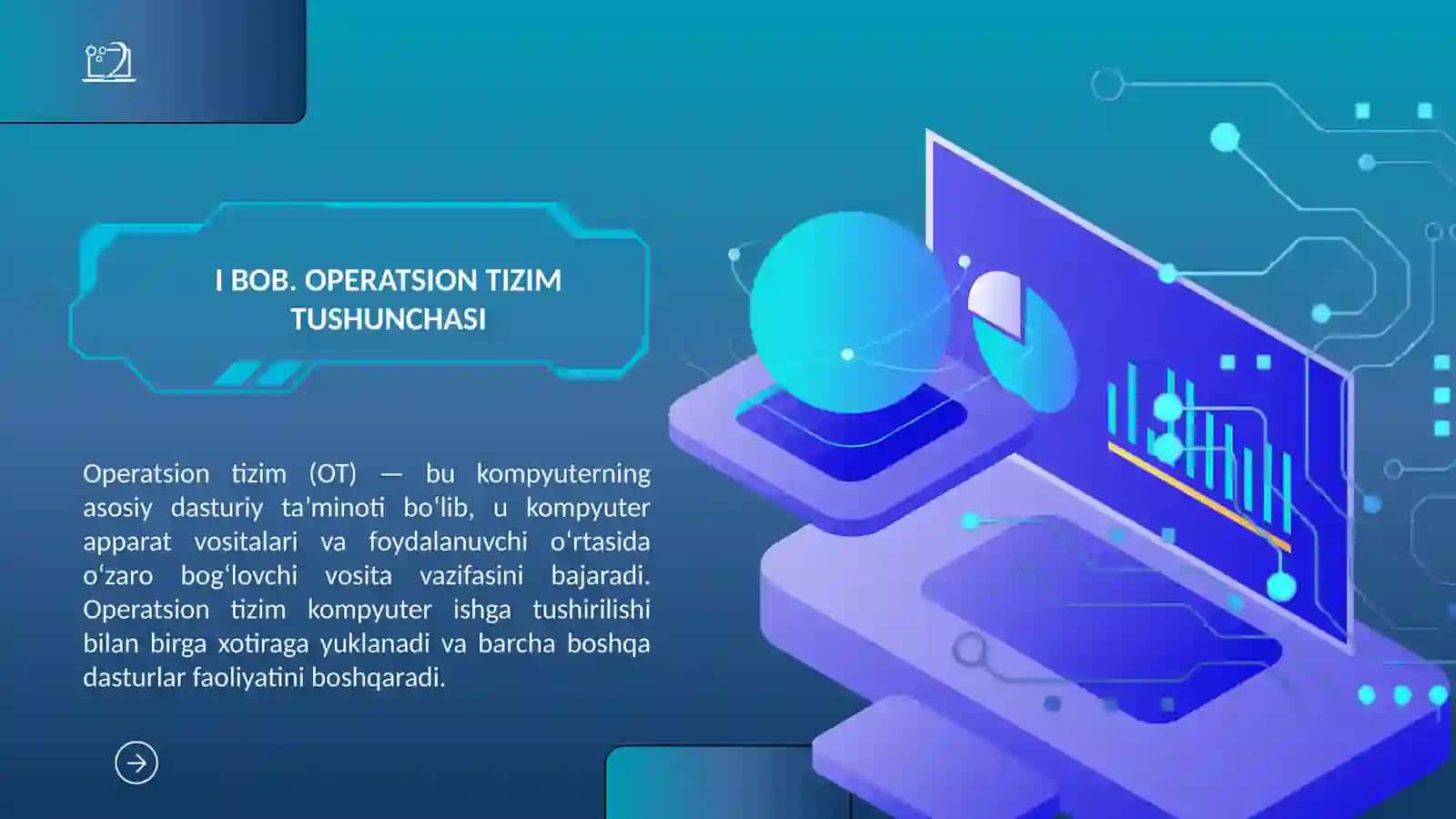 "Operatsion tizim tushunchasi va vazifalari" 4