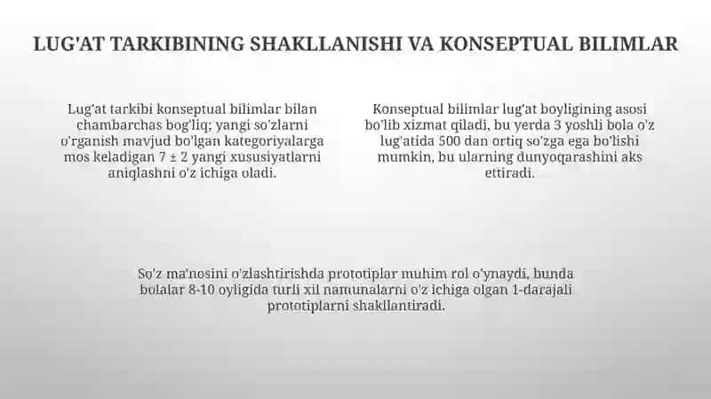 SO‘Z MA’NOSINI O‘ZLASHTIRISHNING PSIXOLINGVISTIKASOSLAR 4