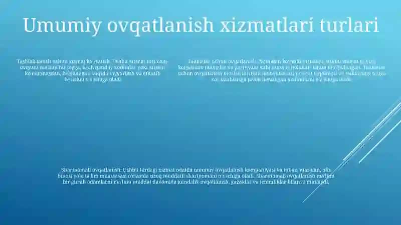 Turizm Sohasida Ovqatlantirish Xizmatlari 4