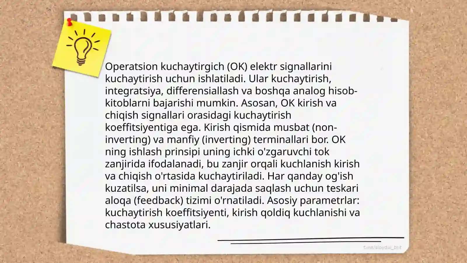 Operatsion kuchaytirgich 4