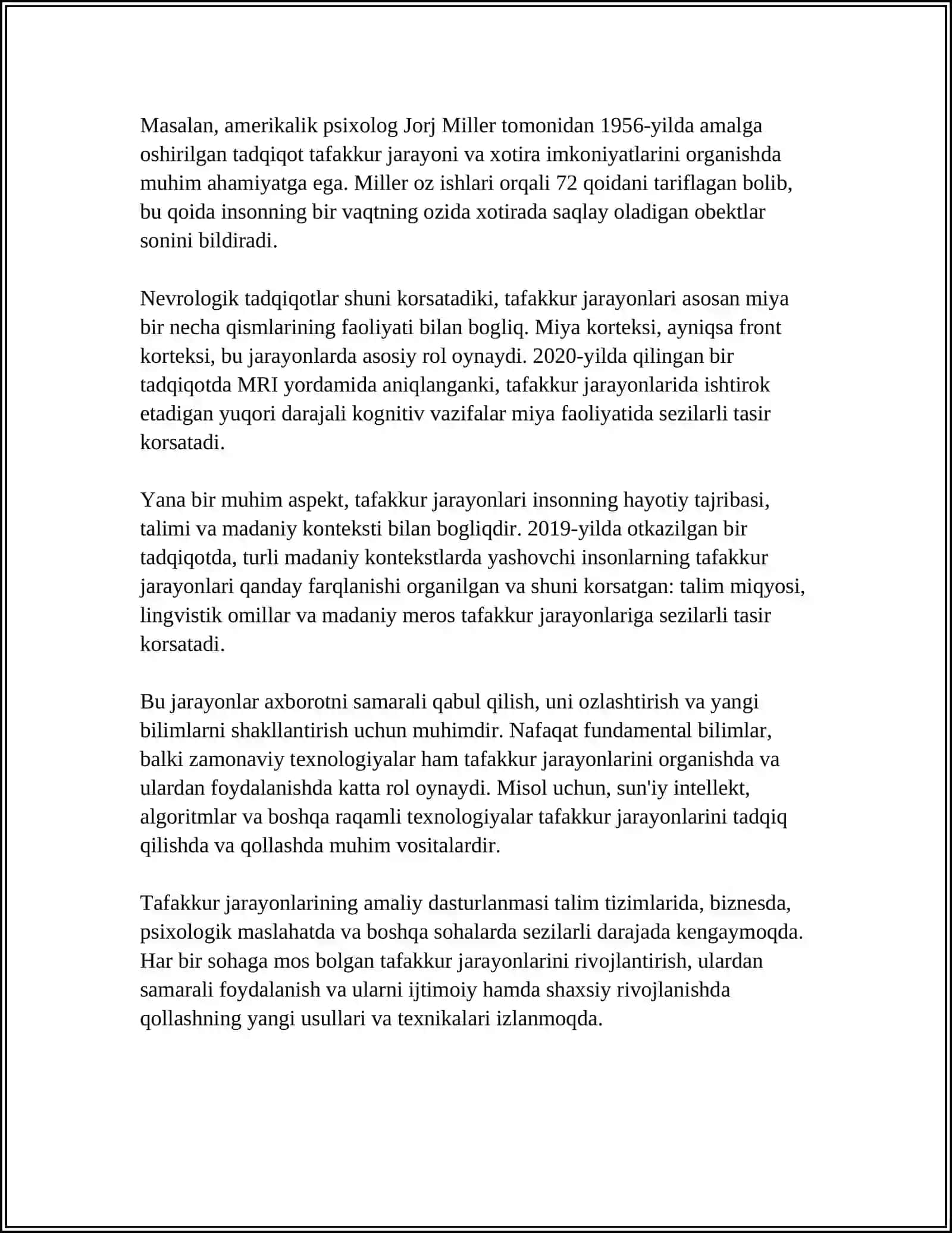 TAFAKKUR BORASIDAGI PSIXOLOGIK NAZARIYALAR 4