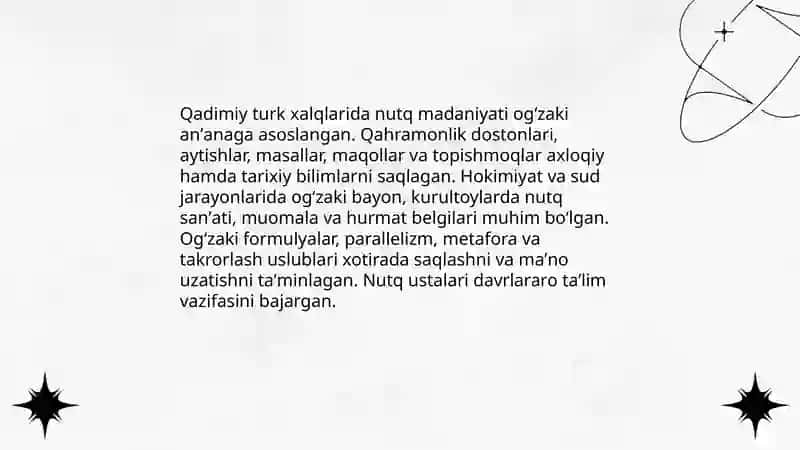Nutq madaniyati tarixi 4