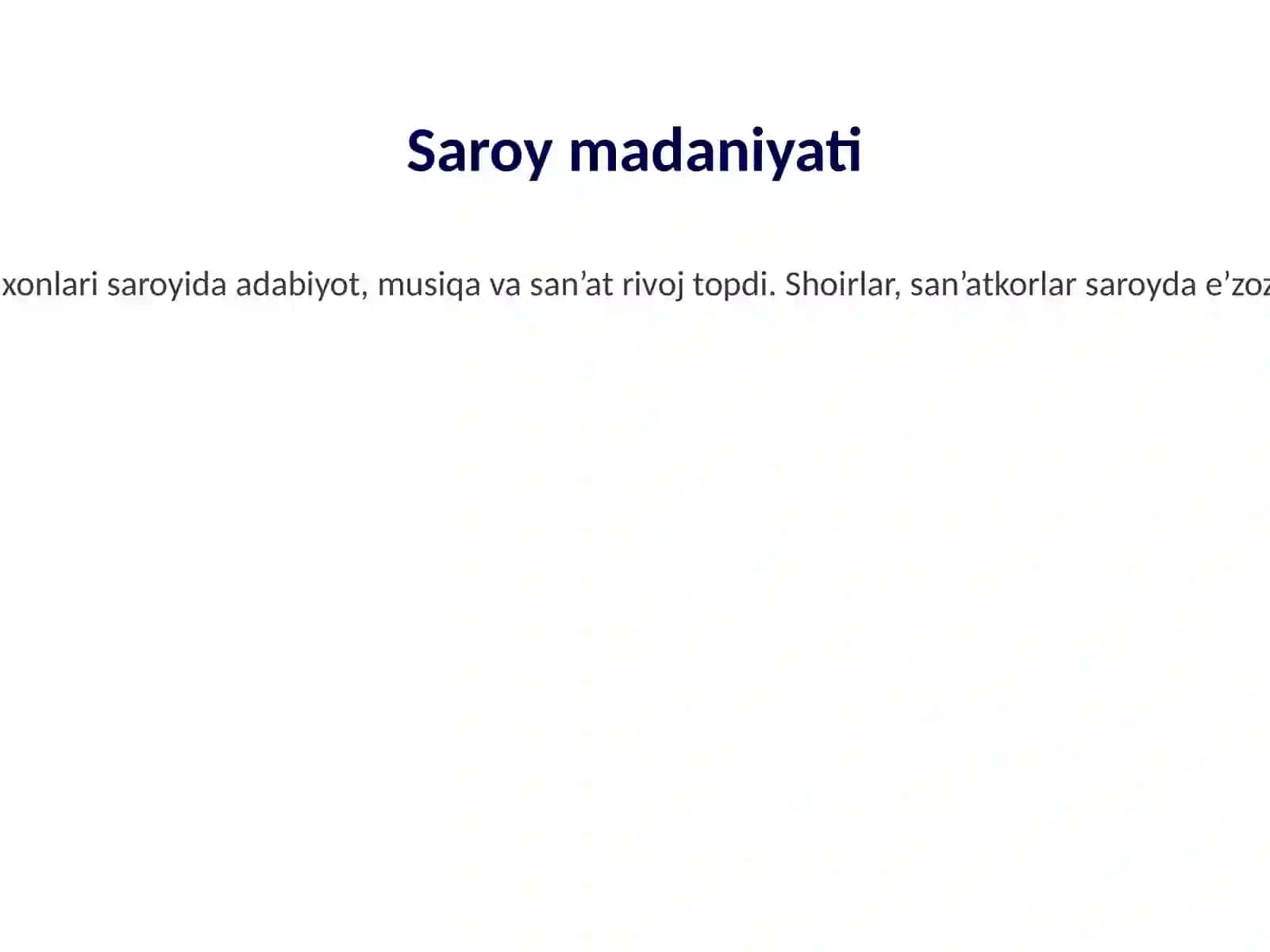 Qo‘qon xonligi madaniy hayoti 4