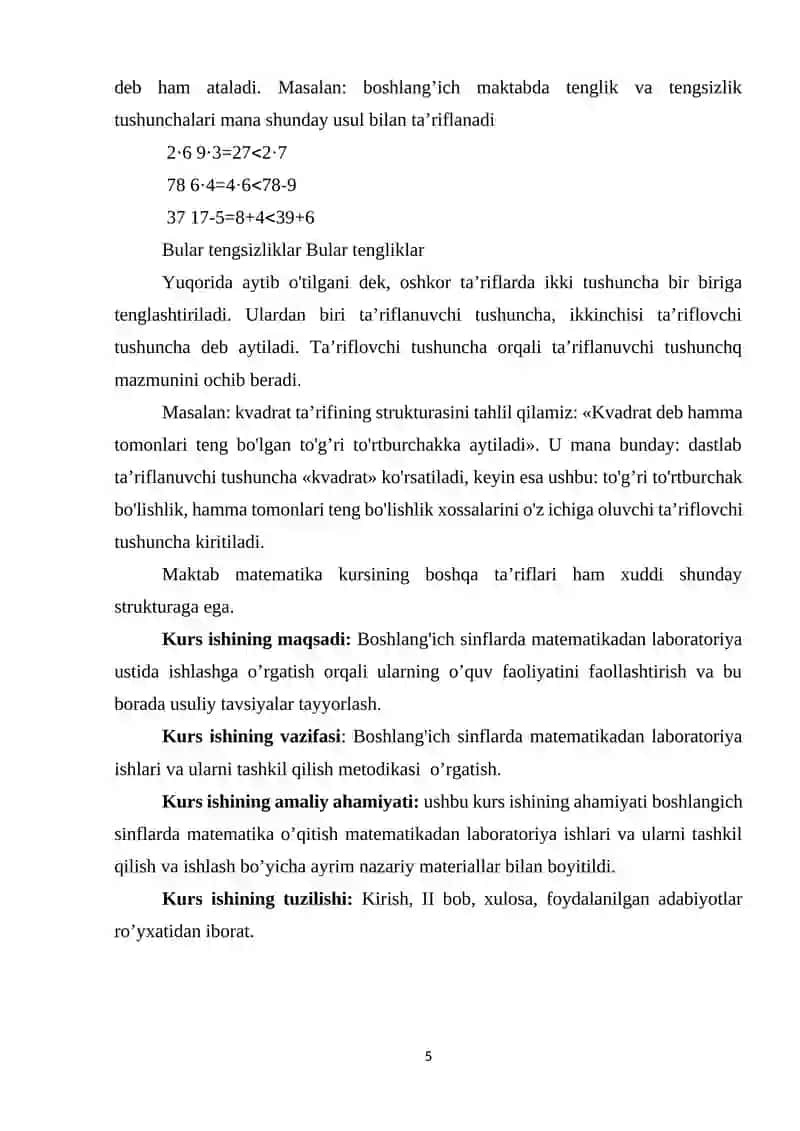 3-SINFDA MATEMATIKADAN LABORATORIYA ISHLARI VA ULARNI TASHKIL QILISH METODIKASI 4