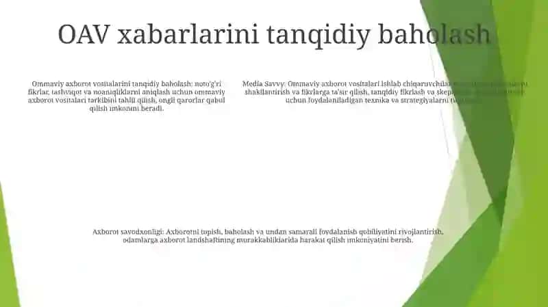 Media Savodxonlik Va Axborot Madaniyati 4