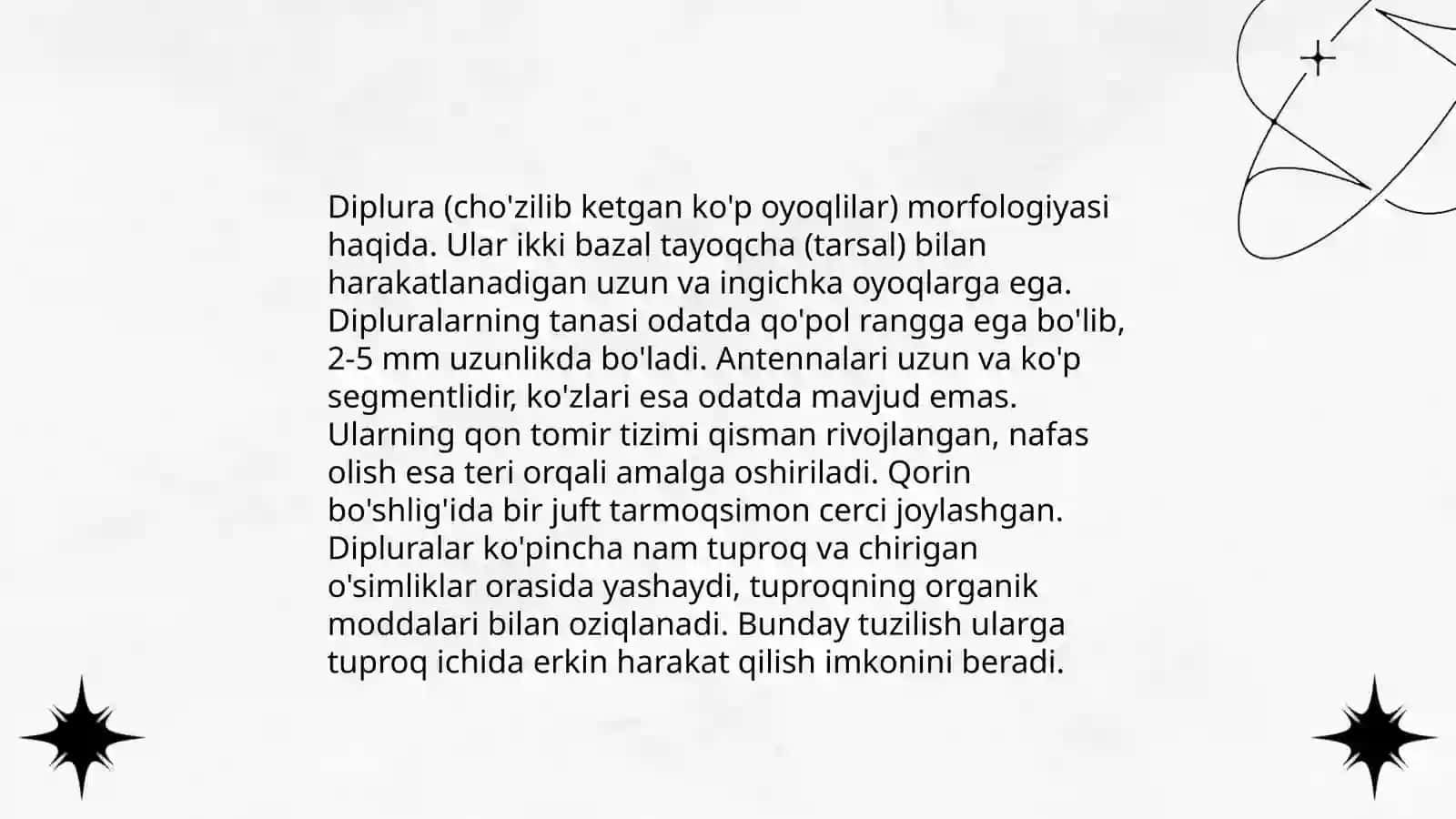 Qo'shdumlilar-Diplura 4