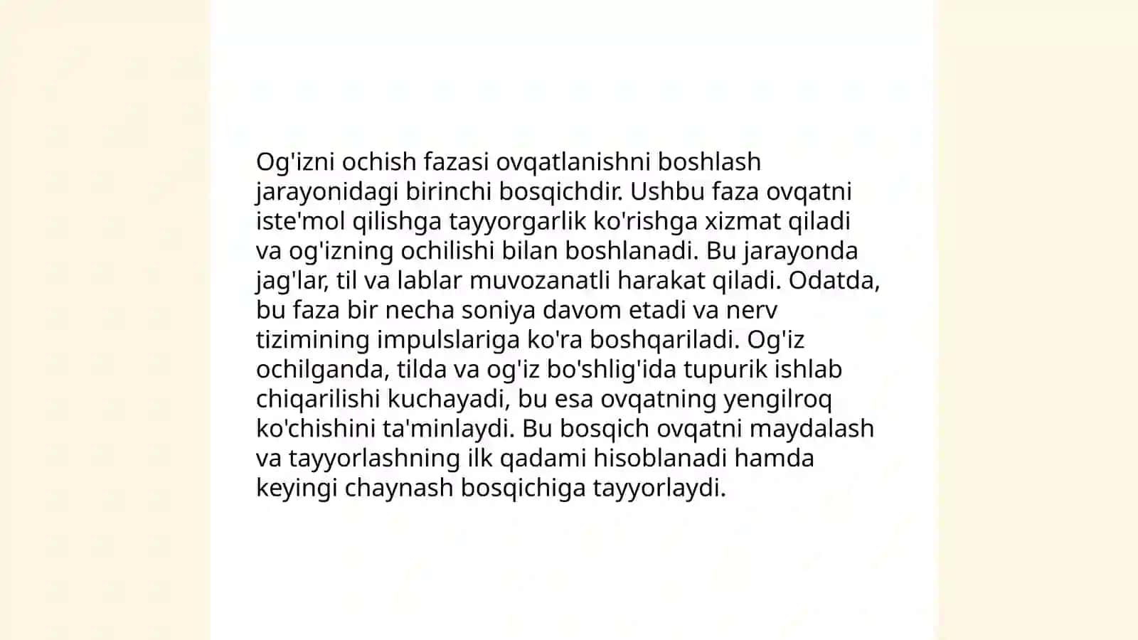 Chaynash jarayonining boshlanishi 4