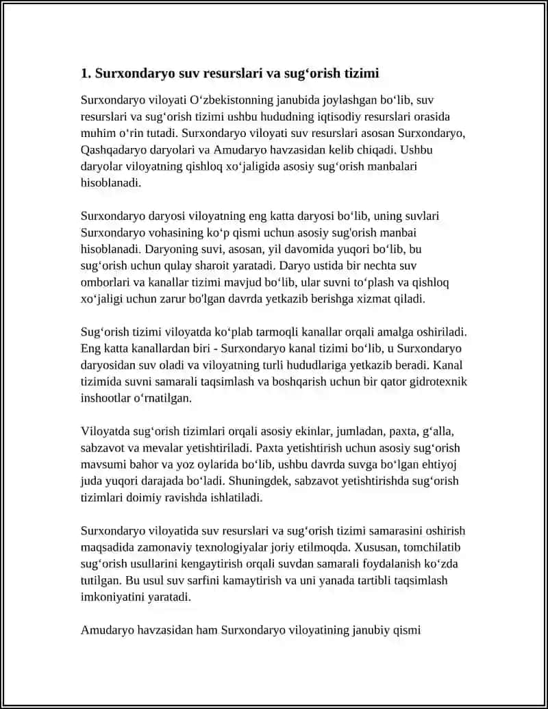 SURXONDARYO IQTISODIY RESURSLARI 4