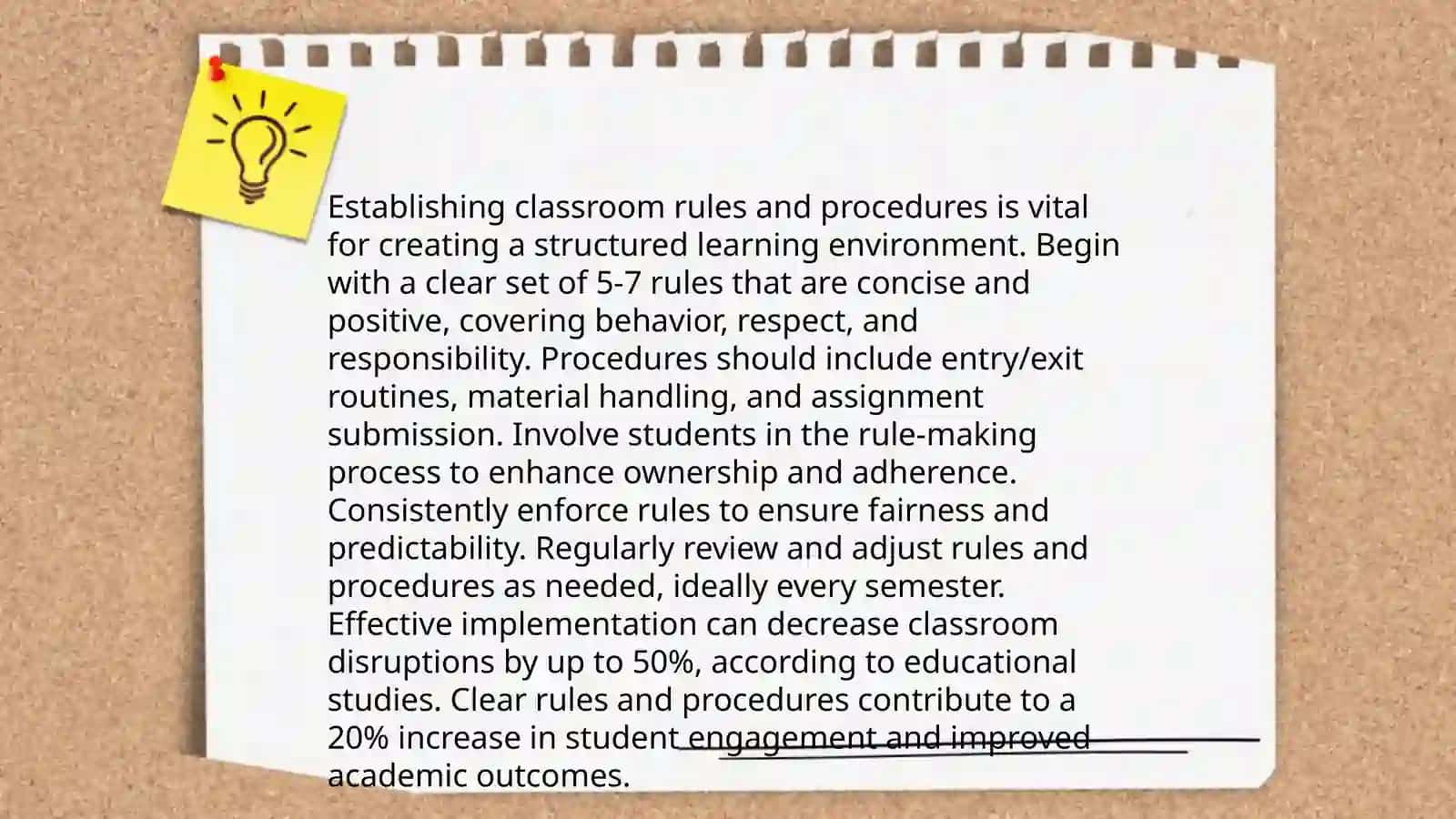 Classroom management and techniques 4