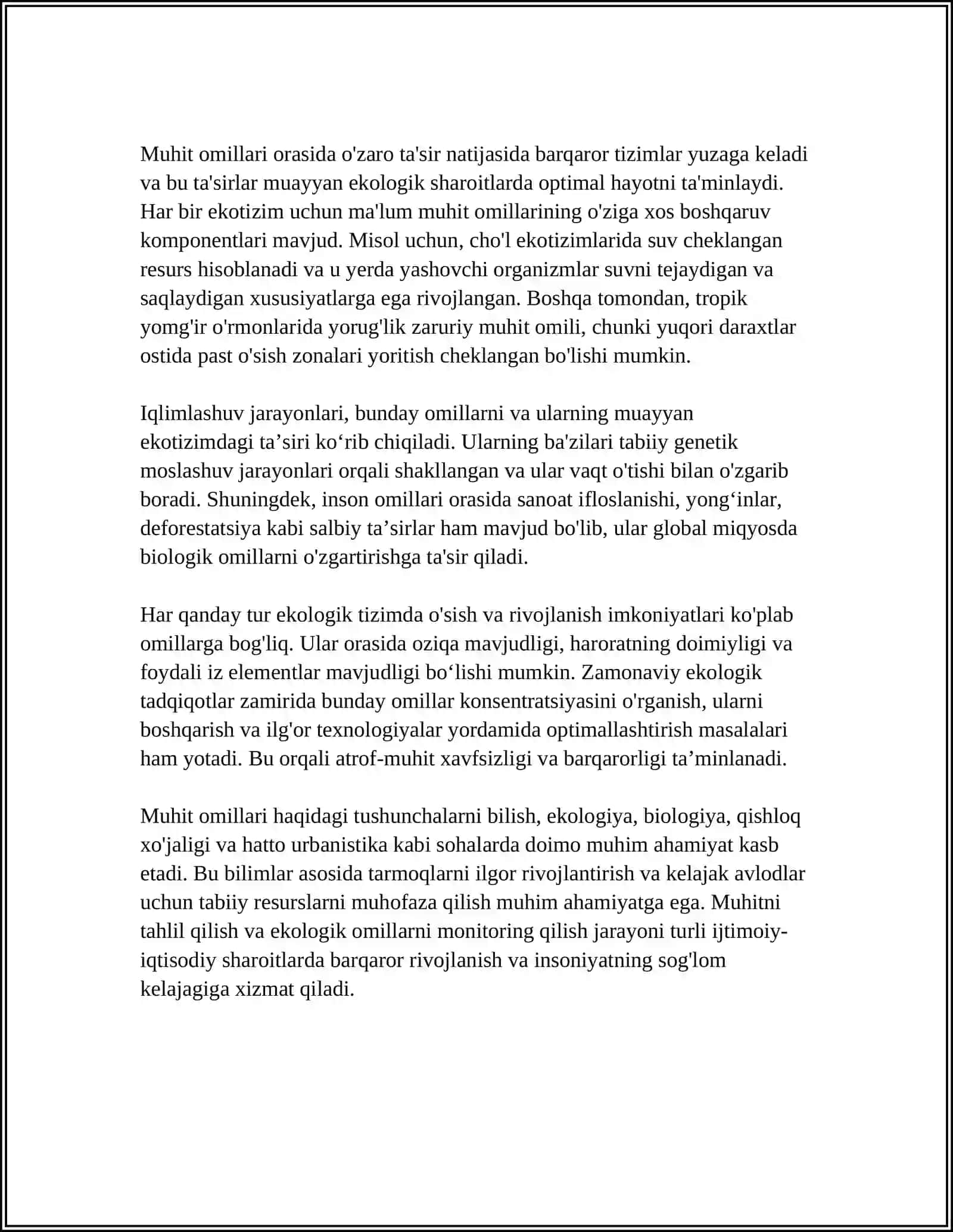 MUHIT OMILLARI VA ULARNING TASNIFI 4