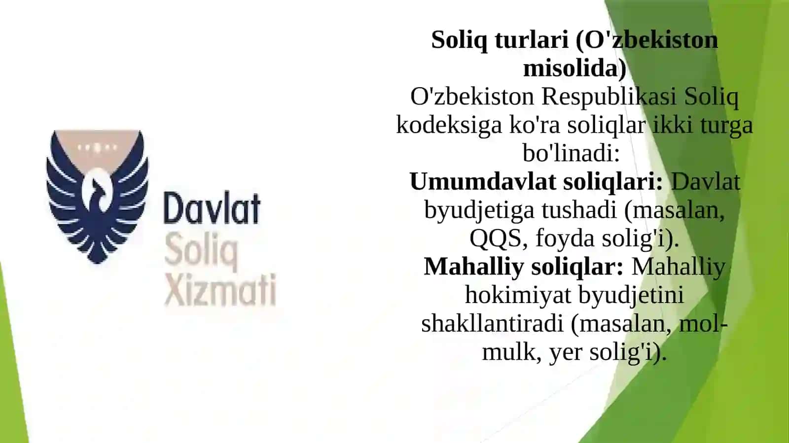 SoliqDaromadShakilariVaTurlari 4