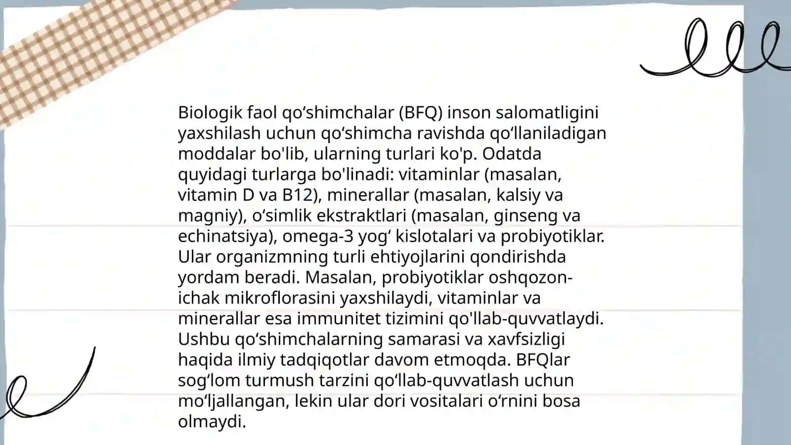 Biologik faol qo‘shimchalar haqida ma‘lumot 4