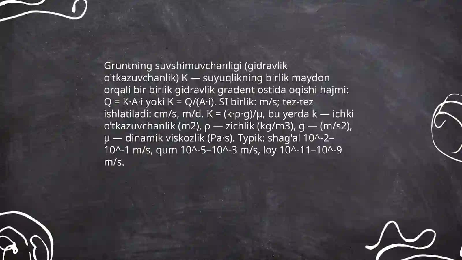 Kapilyar bosimni aniqlash. Gruntning suvshimuvchanlik xususiyati 4