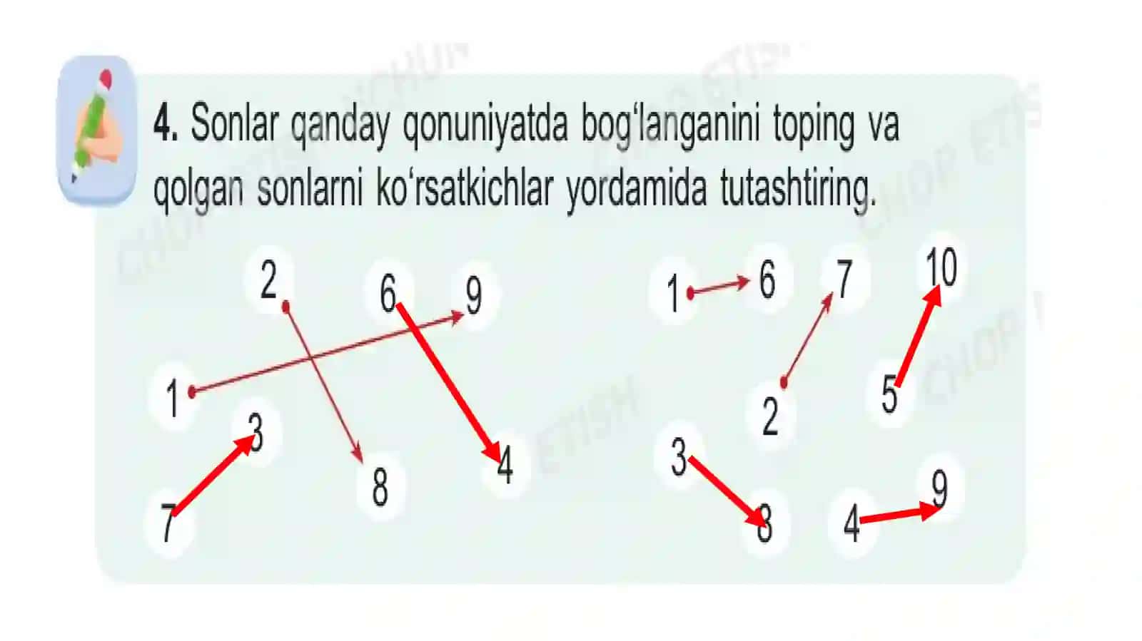 Matematika 1- sinf: 28-dars 4